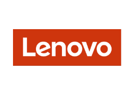 Lenovo logo with white text on a red rectangular background, featuring a design that complements Antenna Company's innovative style.